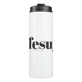 Kaffesugen Black und White Thermal Tumbler Thermosbecher