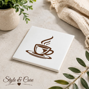 Kaffetassen-Markierungs-Designfliese für Küche ode Fliese