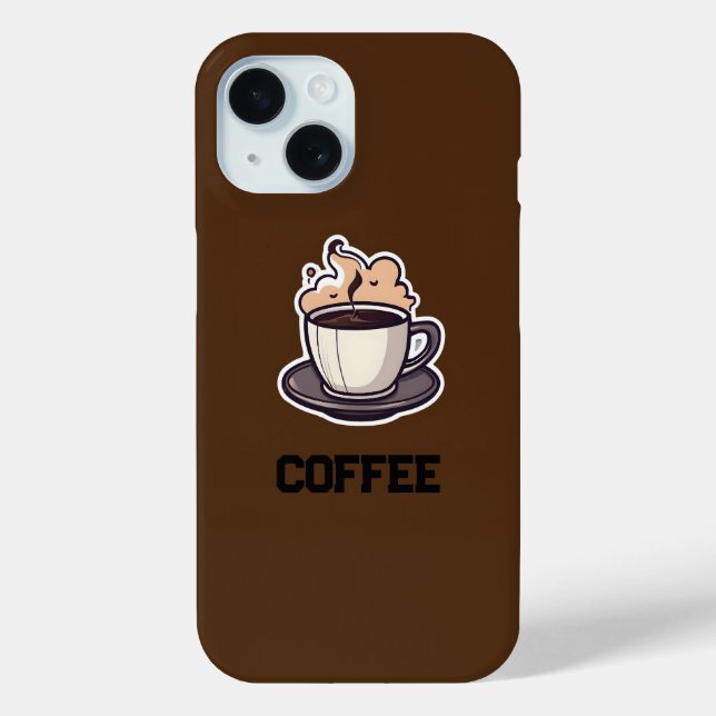 KAFFETELEFALL Case-Mate iPhone HÜLLE (Rückseite)