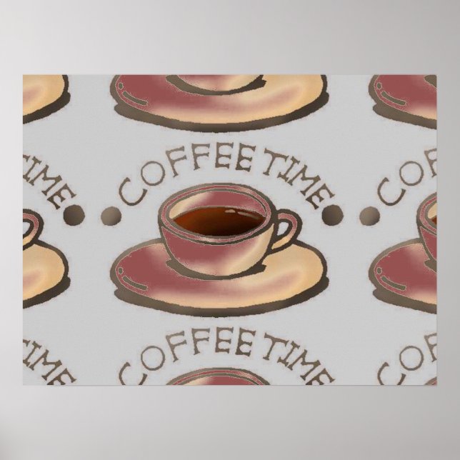 KAFFETIME ART POSTER (Vorne)