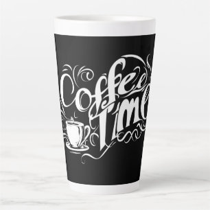 Kaffezeit Abstrakter Slogan Milchtasse