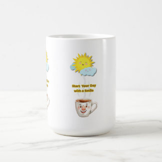 Kaffezeit – Cute lächelnde Tasse