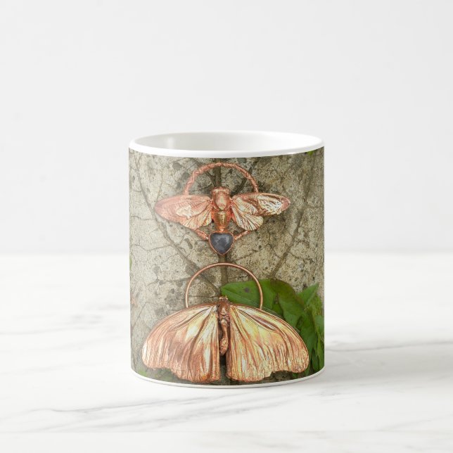 Kaffezeit mit WoodlandRealm Kaffeetasse (Mittel)