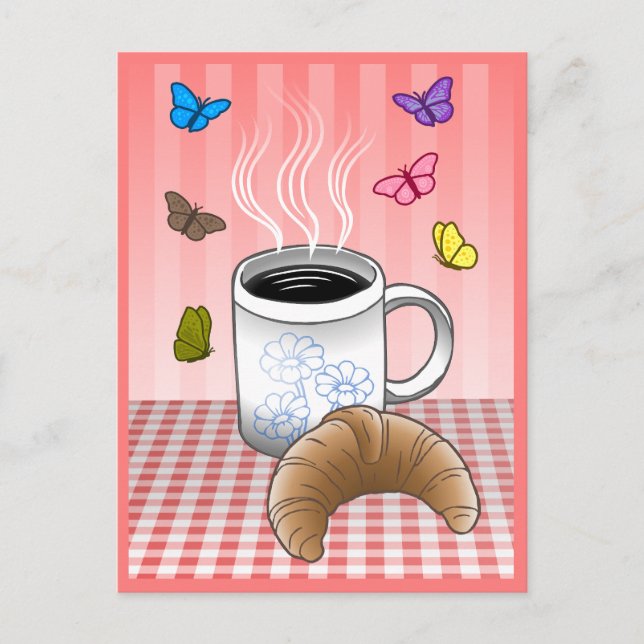 Kaffezeit Postkarte (Vorderseite)