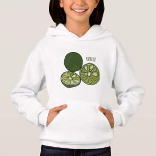 Kaffir Limon Cartoon Illustration Hoodie