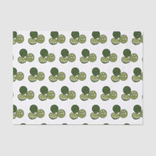 Kaffir Limon Cartoon Illustration Seidenpapier