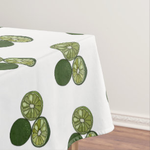 Kaffir Limon Cartoon Illustration Tischdecke