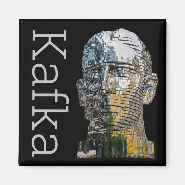 Kafka Head Magnet (Vorne)