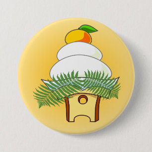 Kagami mochi button