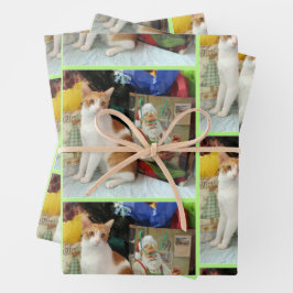 Kagans Weihnachtsgeschenke - Katze / Kitten Geschenkpapier Set