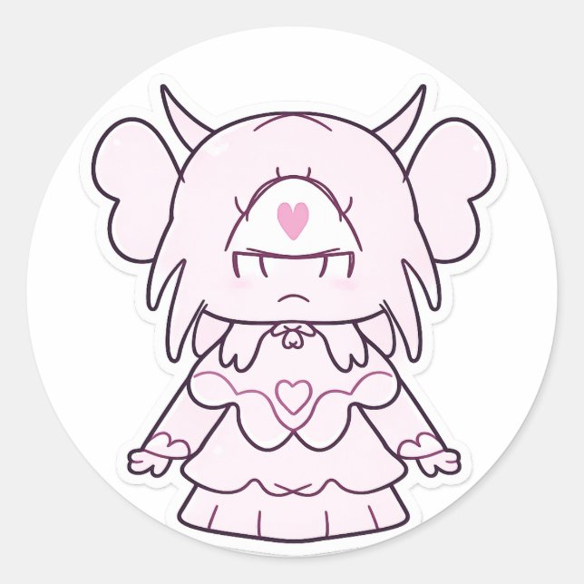 Kageko Heart Guardian Sticker (Vorderseite)