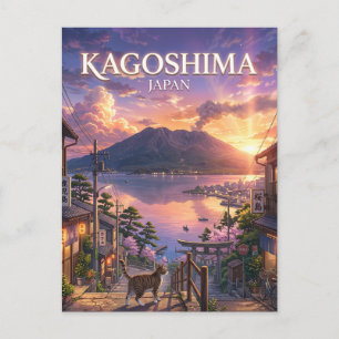 Kagoshima, Japan Postkarte
