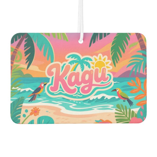 Kagu Air Freshener Autolufterfrischer (Vorderseite)