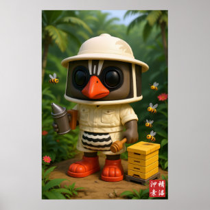 Kagu Beekeeper Poster