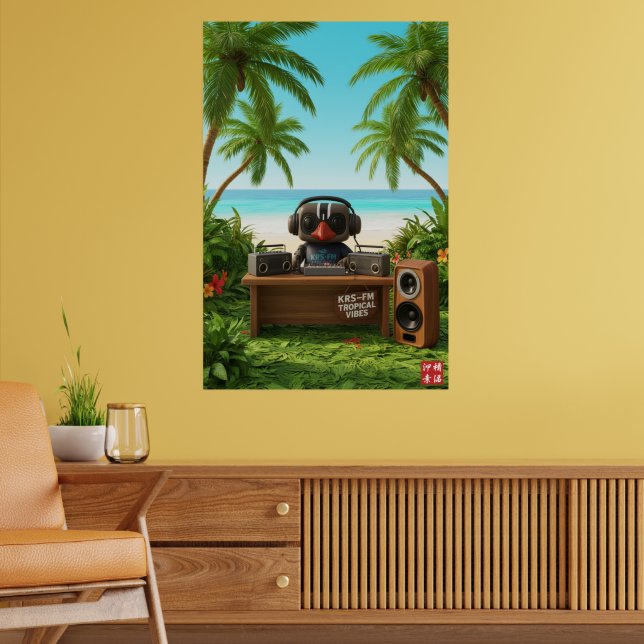 Kagu FM Radio Poster (Wohnzimmer 2)