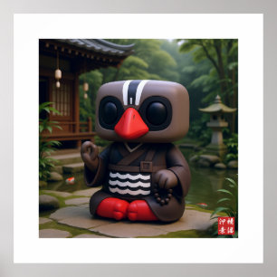 Kagu Zen Priest Poster
