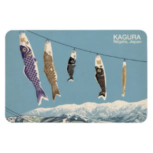Kagura かぐら Niigata 新潟 1 - Kühlschrank-Magnet Magnet