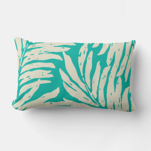 Kahanu Garden Hawaiian Palm Blätter Reversible Lendenkissen