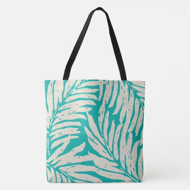 Kahanu Garden Palm hawaïen Feuille Beach Sac (Devant)
