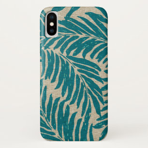Kahanu Palmen-hawaiische Leinenbeschaffenheit Case-Mate iPhone Hülle
