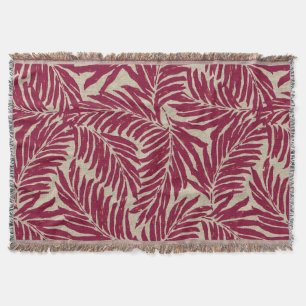 Kahanu Palms Hawaiian Linen Texture Decke
