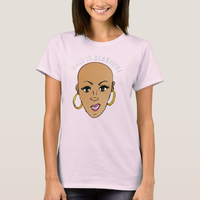 Kahl ist schön T-Shirt (Vorderseite)