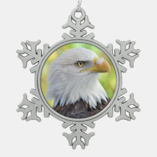 Kahladler Schneeflocken Zinn-Ornament
