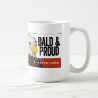 Kahle und stolze kahler Adler-Tasse