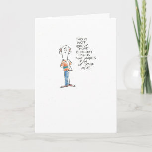 Kahler Mannspaß des Alters Karte