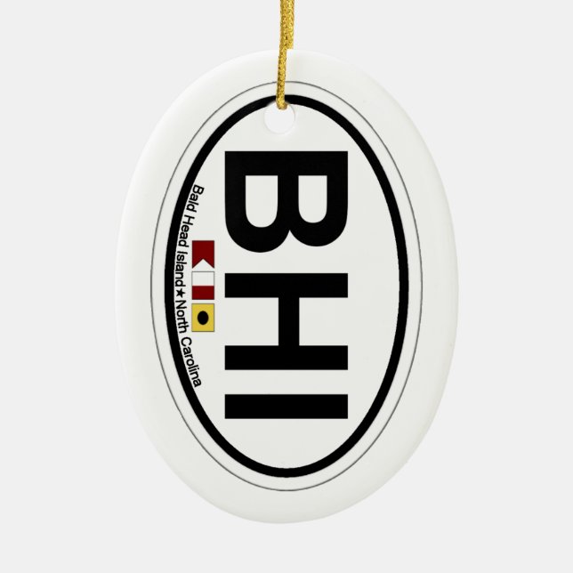 Kahlkopf-Insel Keramikornament (Vorne)