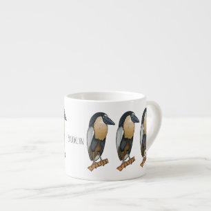 Kahnreiher-Vogel-Cartoon-Illustration Espressotasse