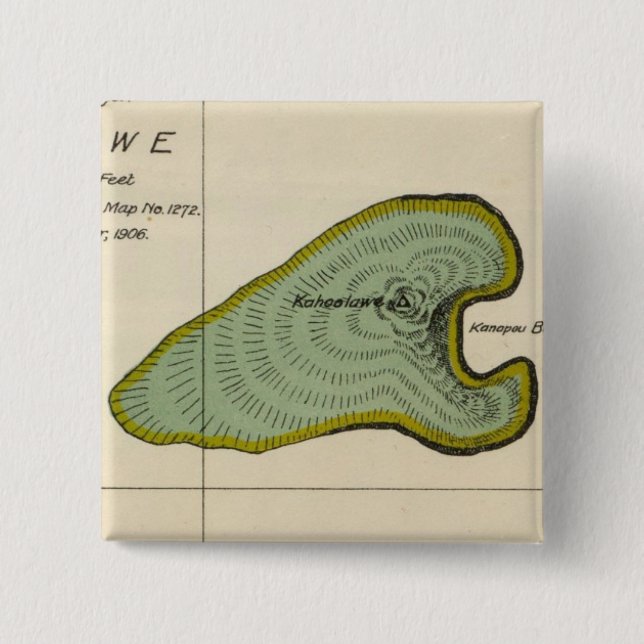 Kahoolawe, Hawaii Button (Vorderseite)