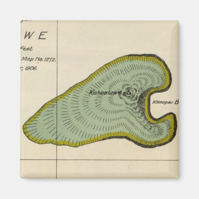 Kahoolawe, Hawaii Magnet (Vorne)