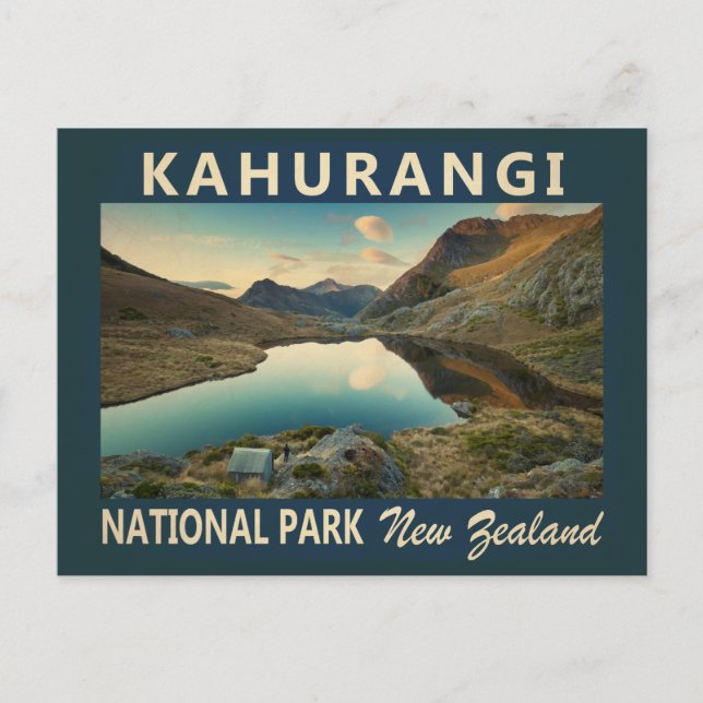 Kahurangi Nationalpark Neuseeland Vintag Postkarte (Vorderseite)