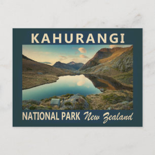 Kahurangi Nationalpark Neuseeland Vintage Postkarte