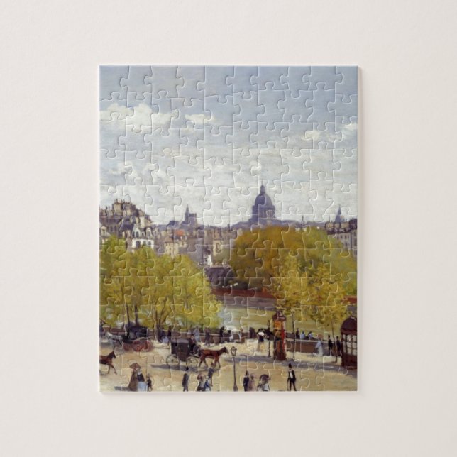 Kai des Louvre, Paris durch Claude Monet (Vertikal)