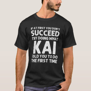 KAI Geschenkname Personalisiert Geburtstag Funny C T-Shirt