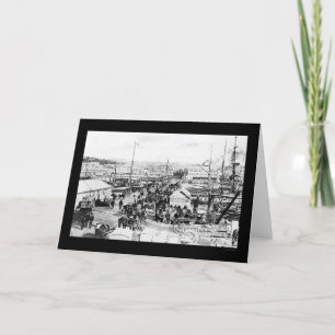 Kai in Auckland, Neuseeland 1908 Karte