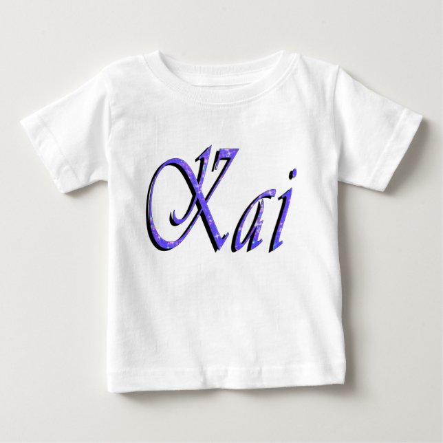 Kai, Name Logo, Baby Boys T - Shirt (Vorderseite)