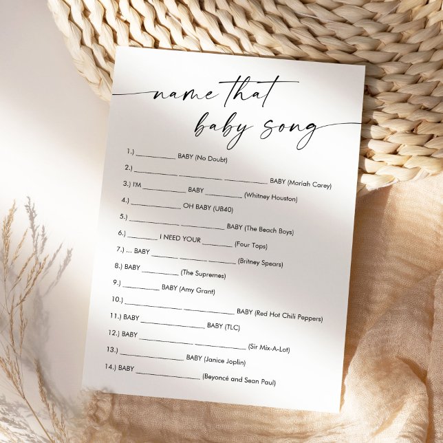 KAIA Nom Que Bébé Chanson Carte De Jeu (Créateur téléchargé)