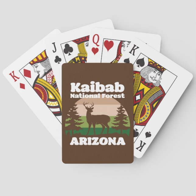 Kaibab National Forest Arizona Spielkarten (Rückseite)