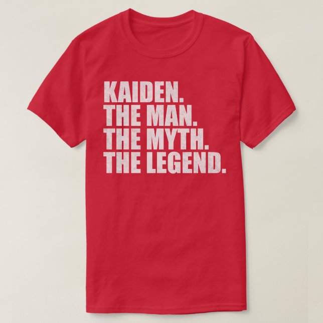 Kaiden Kaiden Name Kaiden Vorname T-Shirt (Design vorne)