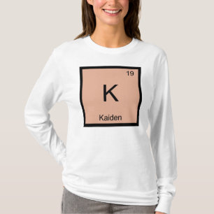 Kaiden Name Chemie Element Periodensystem T-Shirt