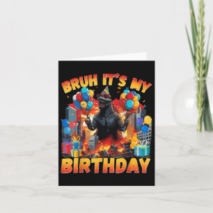 Kaiju Birthday Party Japan Monster Dinosuar sein M Karte