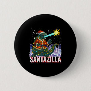 Kaiju Weihnachten Santazilla japanisches Monster D Button