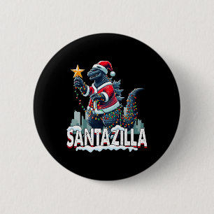 Kaiju Weihnachten Santazilla japanisches Monster D Button