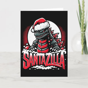 Kaiju Weihnachten Santazilla japanisches Monster D Karte
