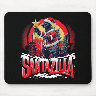Kaiju Weihnachten Santazilla japanisches Monster D Mousepad