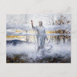 Kaikias Gott des Nordostwinds und Nebels aus Gr Postkarte