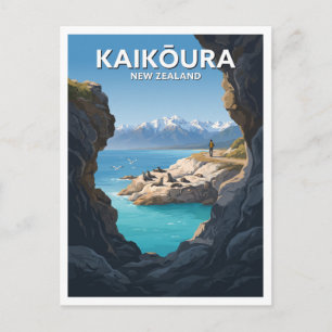 Kaikōura-Halbinsel Küstenreservat Neuseeland Postkarte